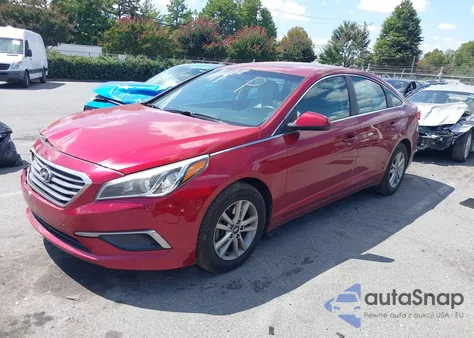 2016 Hyundai Sonata из США, поврежденный, VIN 5NPE24AF9GH390202